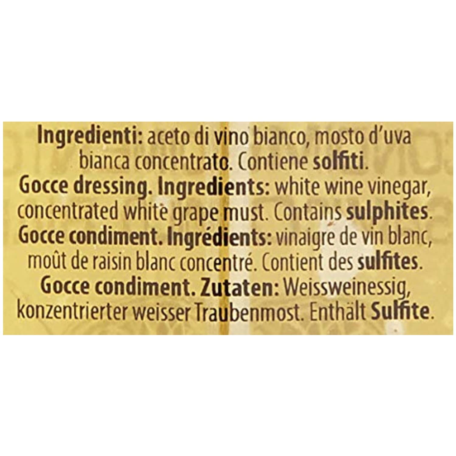 Gocce Balsama Bianco Weißer Balsamessig I Visando Paket (6 x 1.0l)