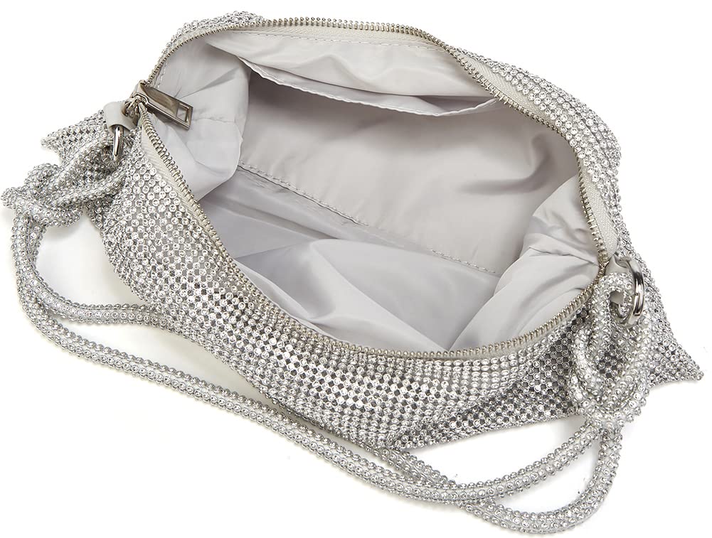 Rhinestone Hobo Bag for Women...B09V7ML7K3