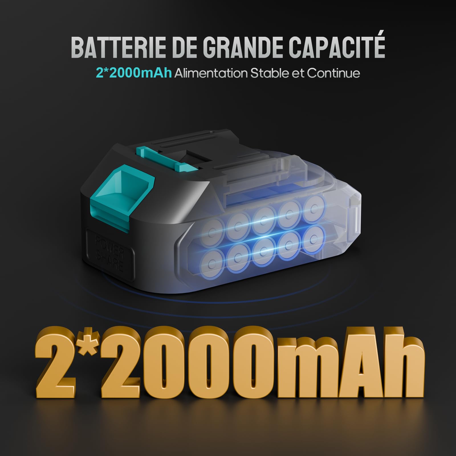 Geevorks Bezprzewodowe sekatory elektryczne 30 mm, 2 baterie 2000 mAh i ładowarka, torba transportowa, 20 V z wyłącznikiem bezpieczeństwa, wygodny