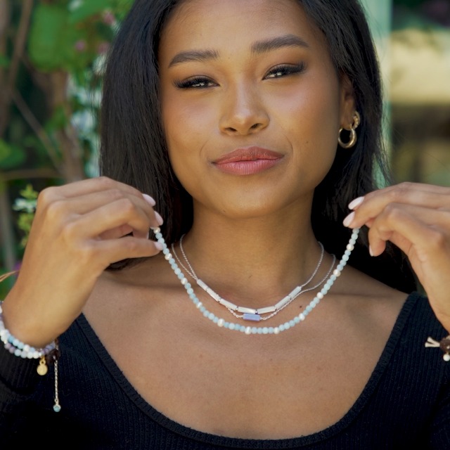 Amazon.com: Lotus and Luna 4MM Energy Chakra Healing Necklace with