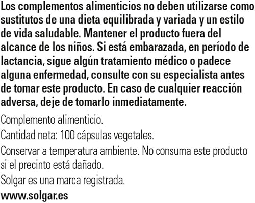 Miniatura 2 de Solgar Vitamina D3 colecalciferol 55 mcg 2200 UI Cápsulas vegetales - 100 unidades
