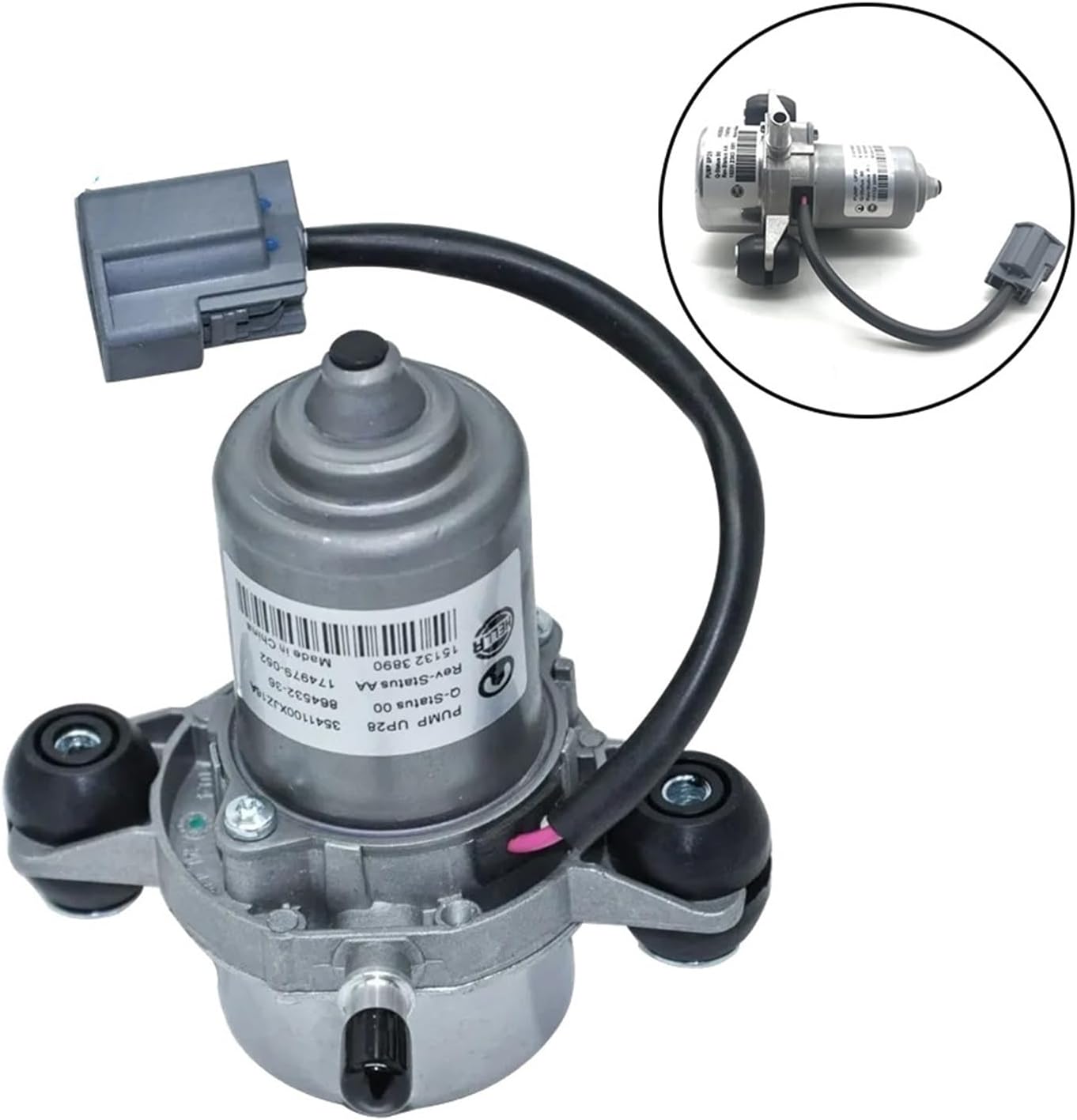 MICTUNING High mass Vacuum Pump UP28 Vacuum Pump Power Brake Booster Auxiliary Assembly Off-Road Vehicles Trucks Cars