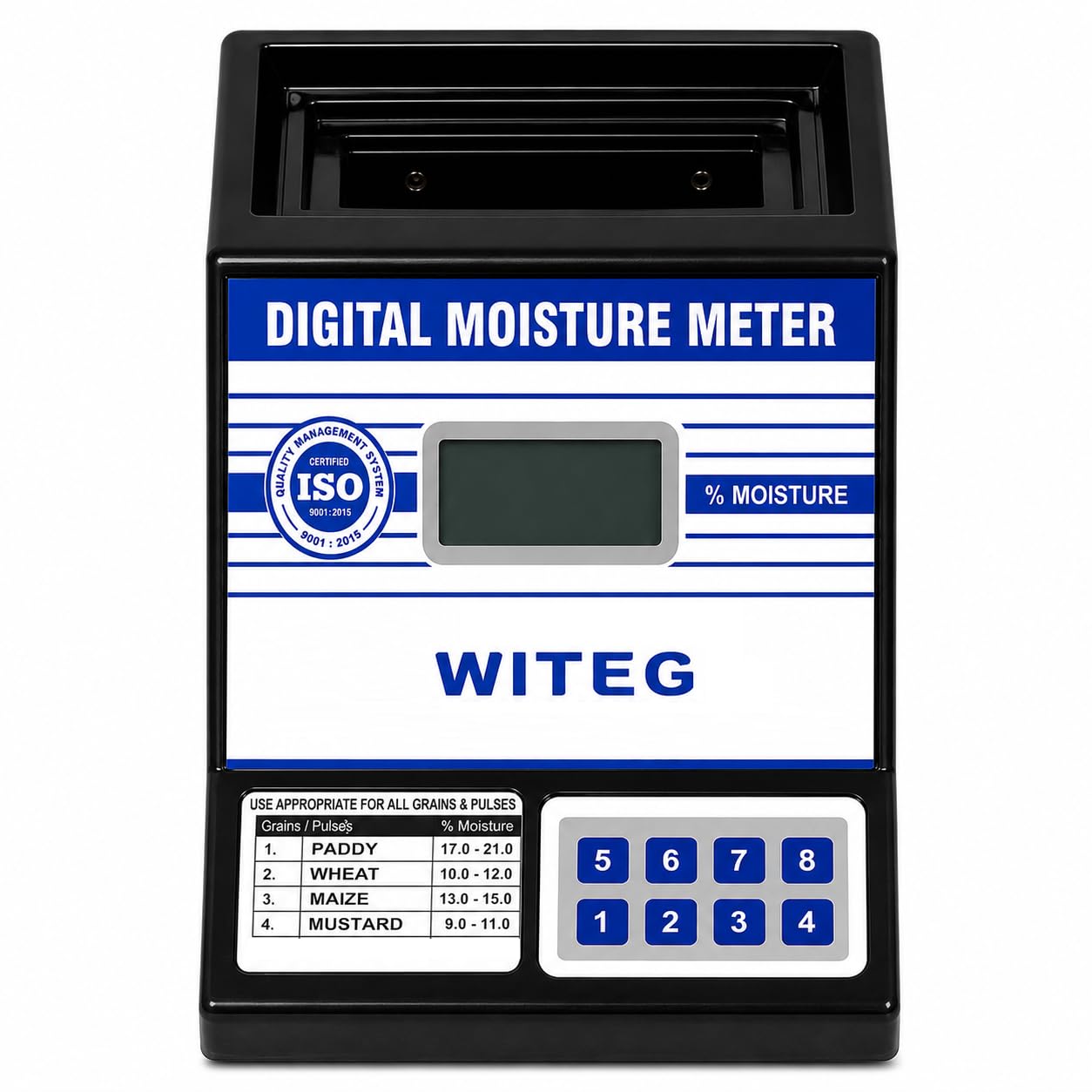 Digital Moisture Meter for Paddy, Wheat, Maize & Mustard | Portable Moisture Testing Machine with LCD Display | Battery Operated Grain Moisture Analyzer for Farmers & Traders |-image-15