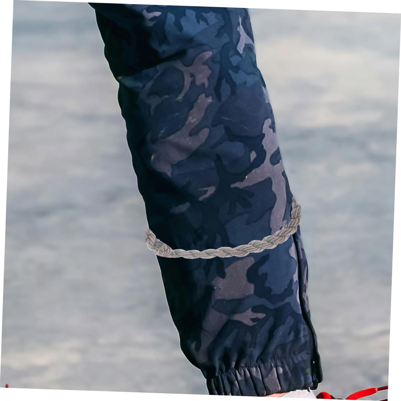 WOONEKY 6pcs Boot Straps Outdoor Boot Bands Lightweight Boot Ropes Camping Boot Bands Rope for Boot Convenient Blousing Strap Boot Supplies Professional Elastic Rope Outdoor Leg Tie Rope