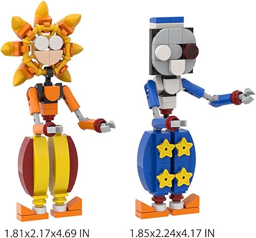 Miniatura 4 de Divertido juego de bloques de construcción de monstruo, juego de terror de cinco noches, juguete de modelo de figuras de acción, juguetes creativos