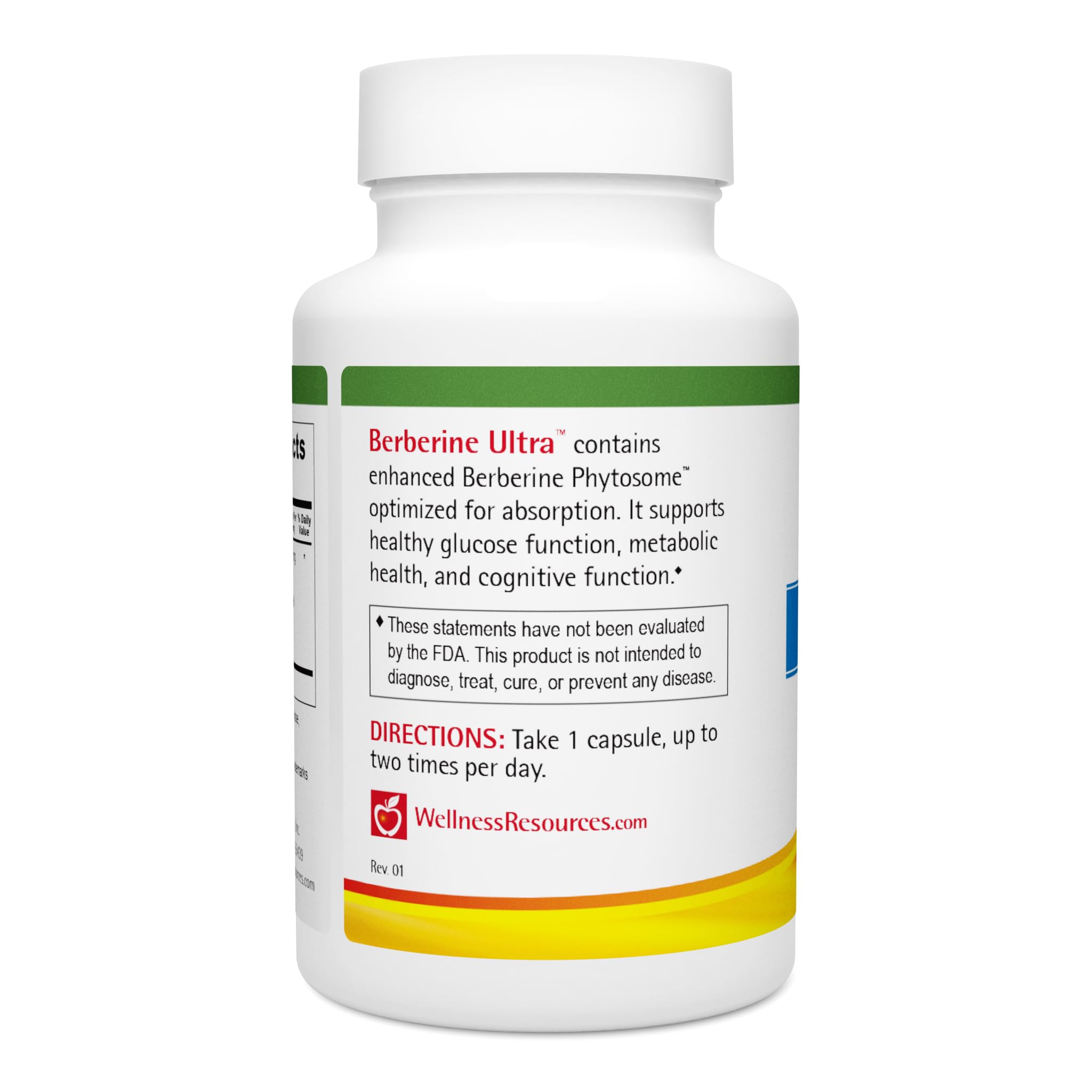 Wellness Resources Berberine Ultra - Advanced Absorption Berberine Phytosome (550mg, 60 Veggie Capsules) — Amazon image 2