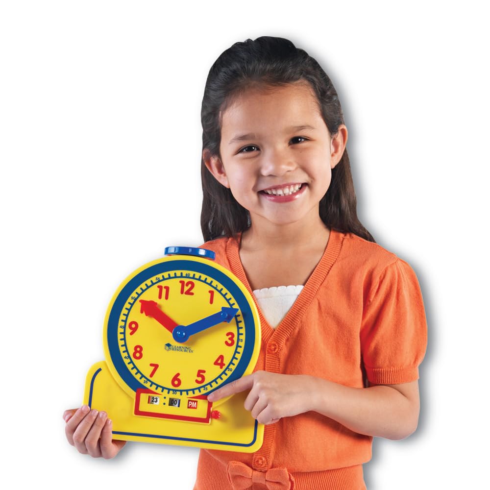 Learning Resources Orologio di apprendimento a 24 Ore Junior Primary Time Teacher™