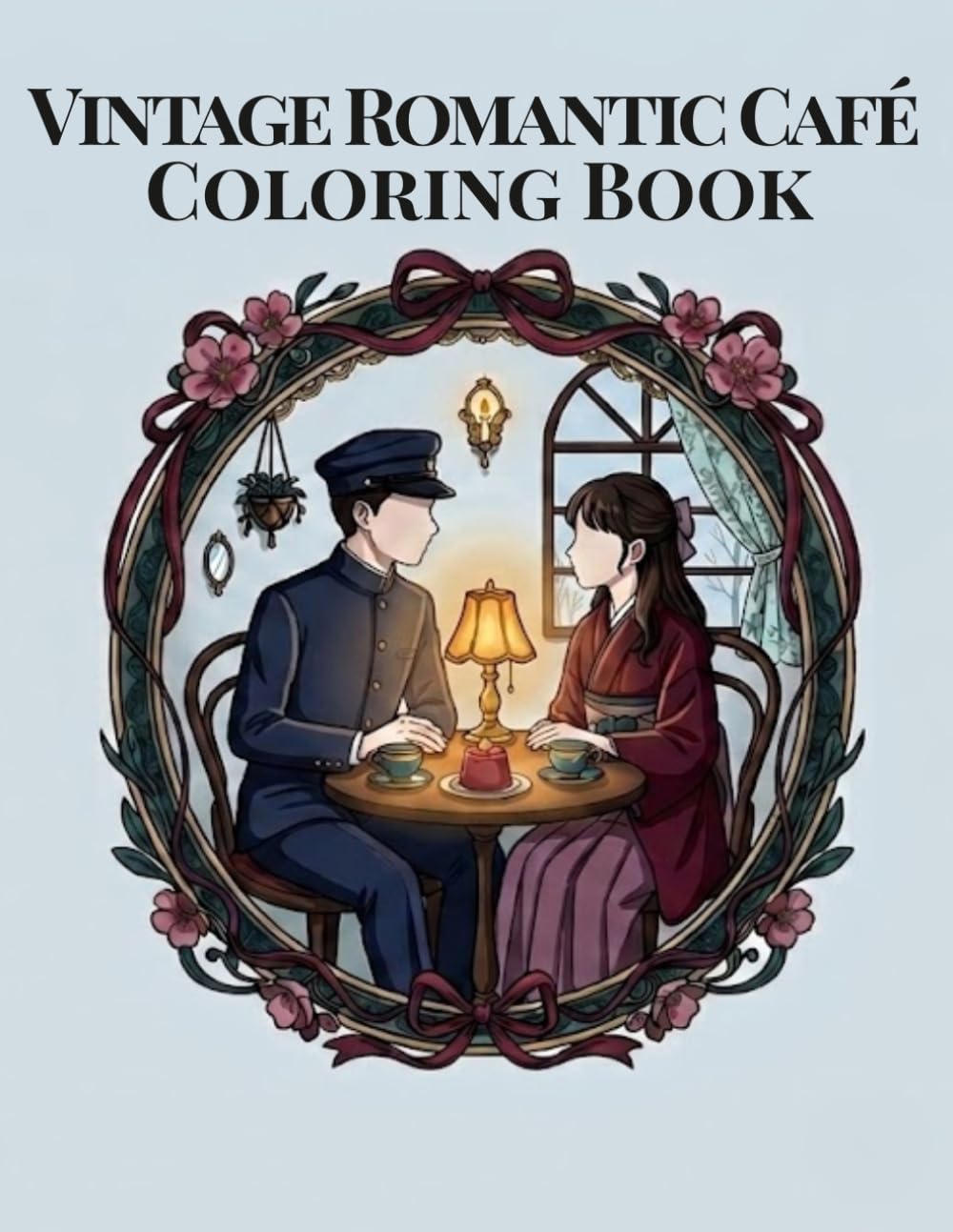 Vintage Romantic Café Coloring Book: A Cozy Mandala Coloring Book Inspired by Elegant Tea Rooms and Taisho-Era Japan (Mandala Coloring Series)