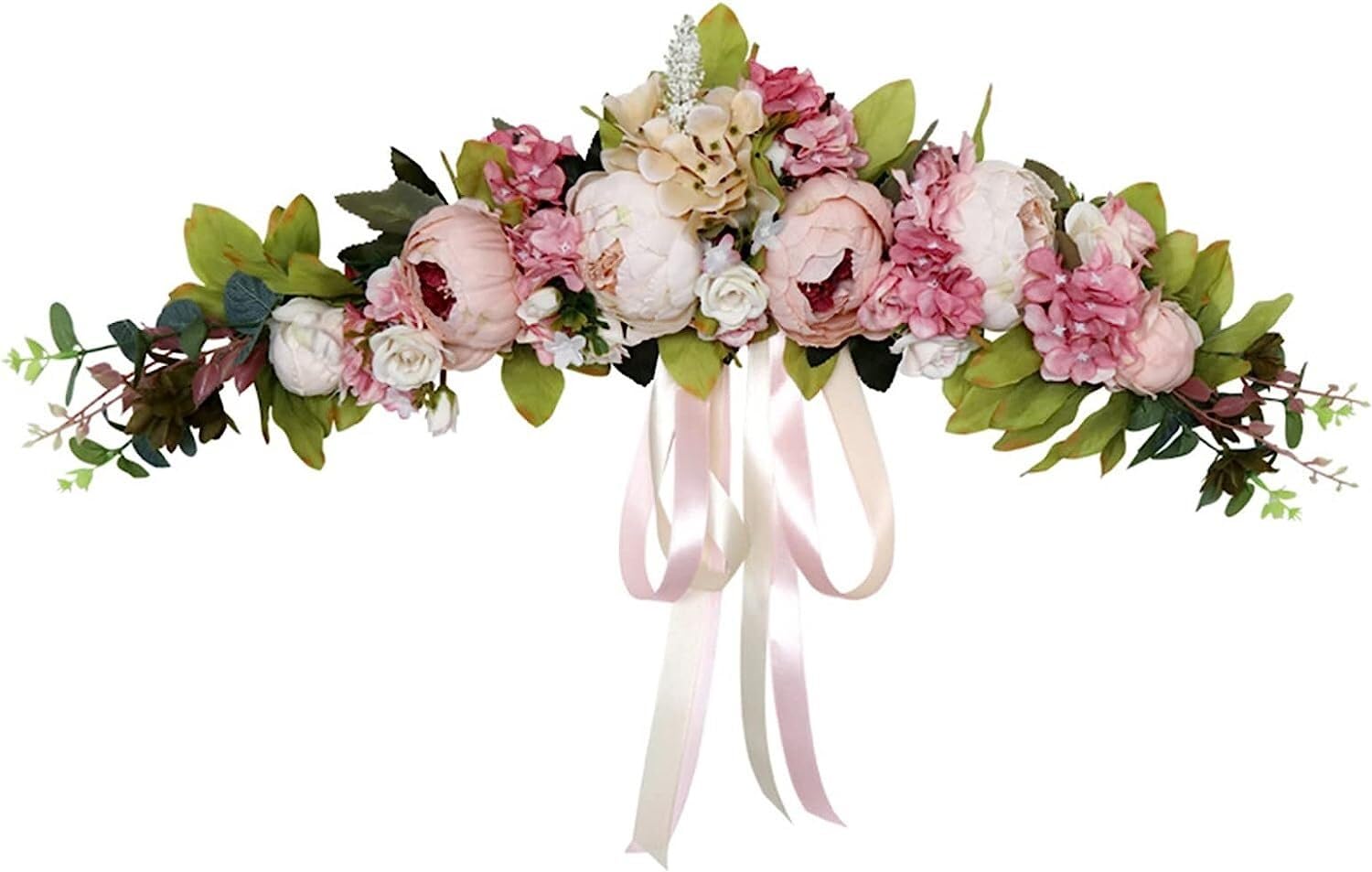 Fleurs de mariage et pivoines artificielles pour arche ou mur de porte