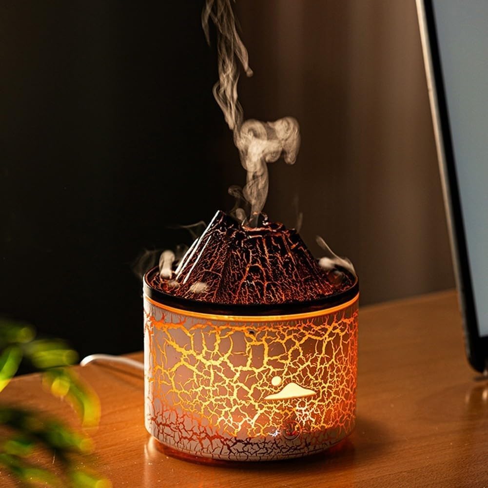 per Uso Domestico Diffusore di Oli Essenziali, diffusore/umidificatore a Nebbia Fredda for Camera da Letto, Ufficio, casa(White)