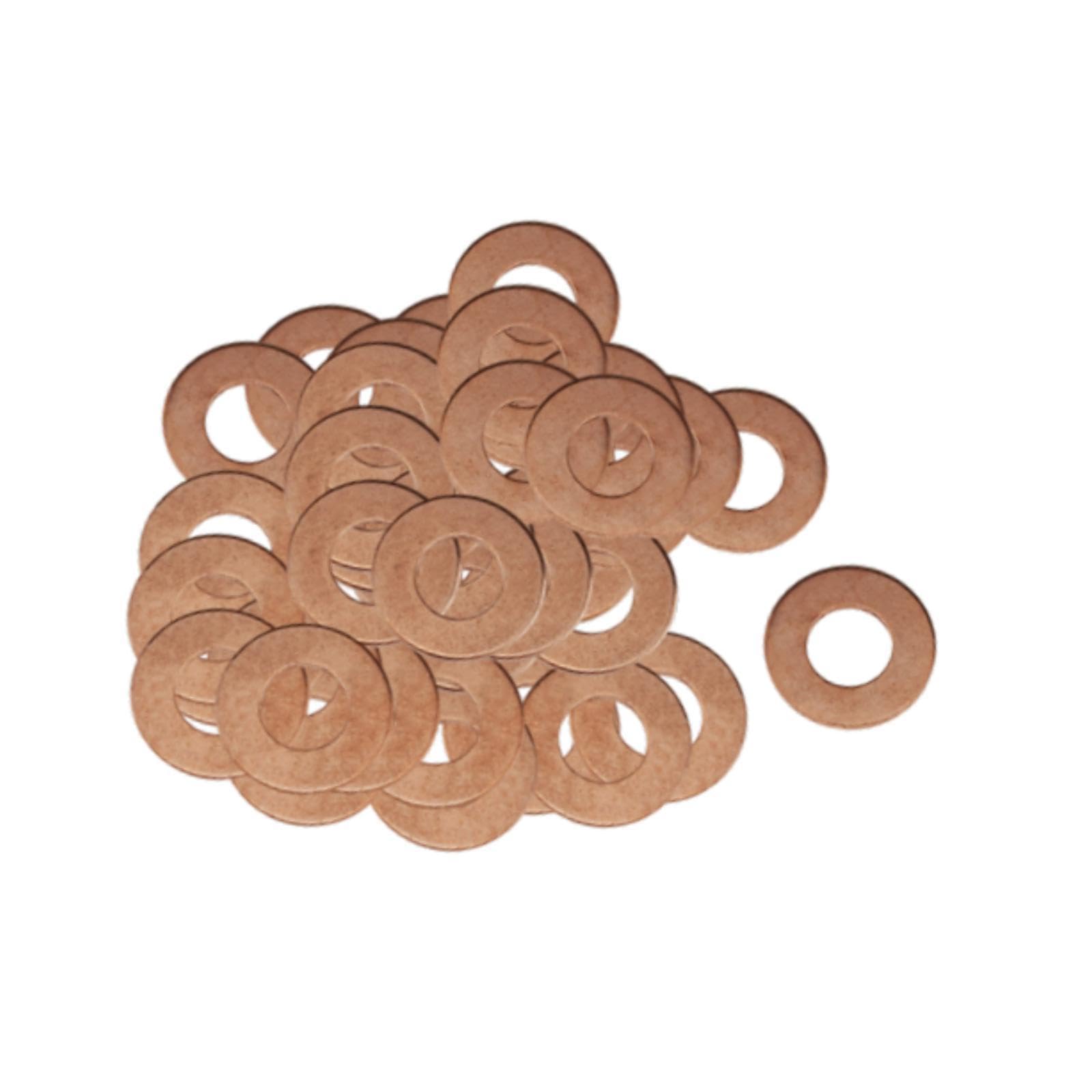 Okiyakusama 100Pcs Dent Puller Rings Round Washers Car Body Panel Pulling Washers for Spot Welding Machine Spot Welder Automotive