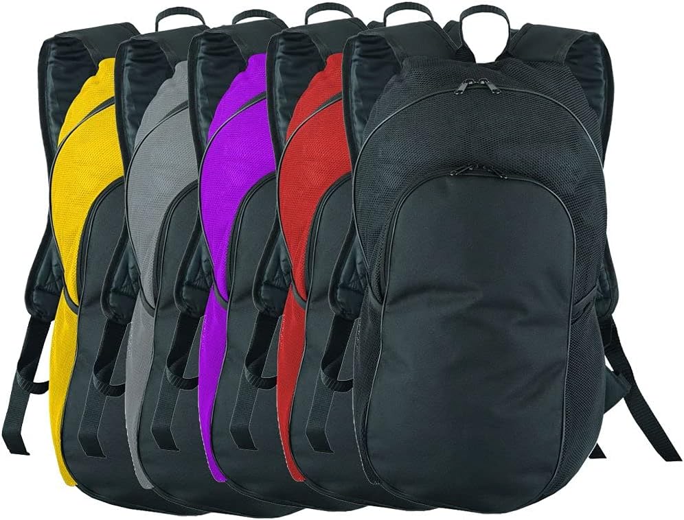 UFG Ultimate - Classic Mesh backpack Gym Workout - Boxing MMA Muay Thai Gear Bag (All Black)