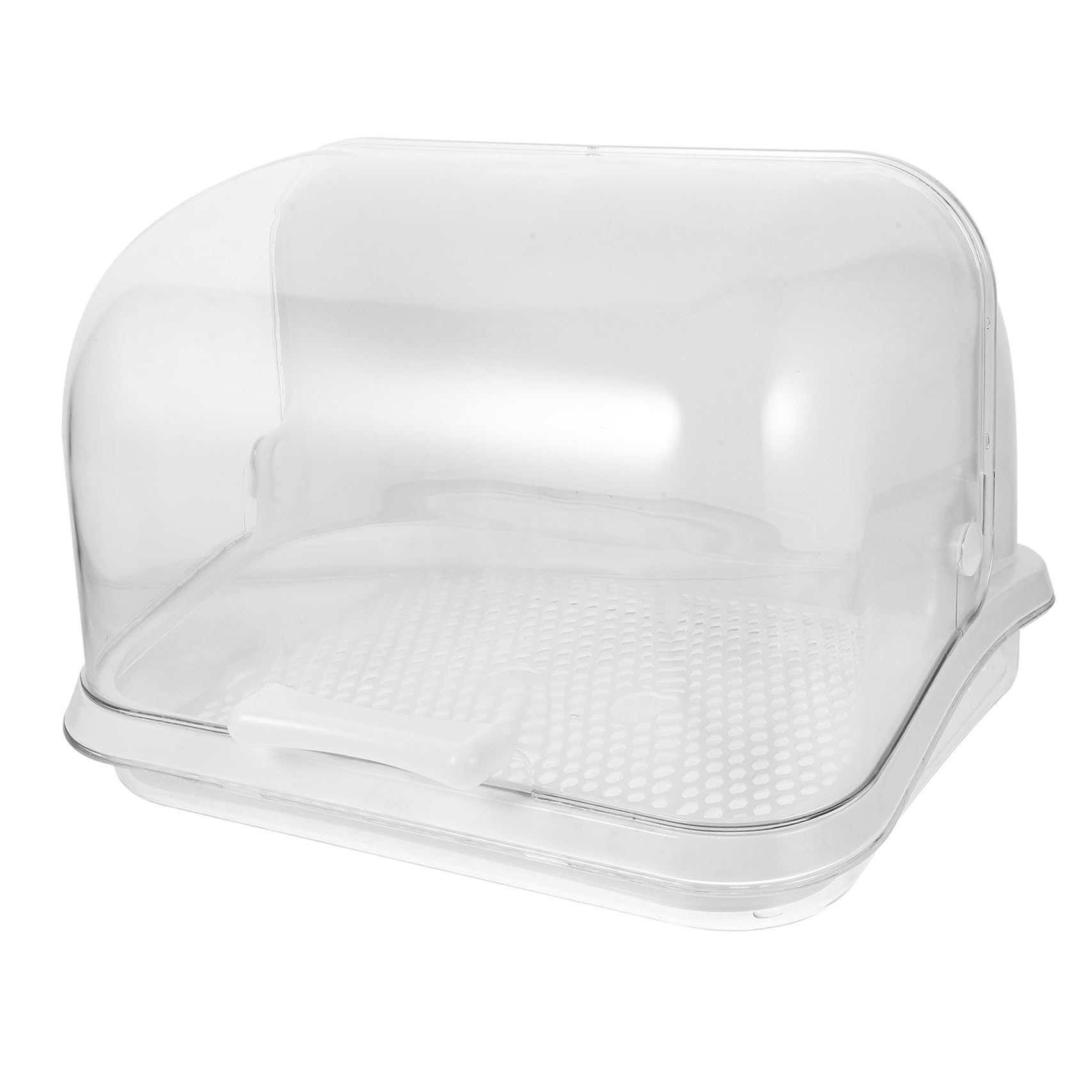 Hohopeti Babyflaschen Aufbewahrungsbox mit Abtropfschale Transparenter Deckel Frei Abnehmbar für Babyflaschen und Kindergeschirr Babypflege Zubehör