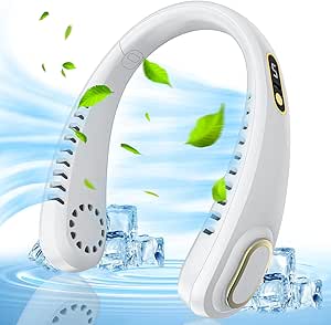 熱中症対策 SAMONIC 首掛け扇風機 ネックファン 5段階風量調節 大風量 Amazon | SAMONIC 首掛け扇風機 ネックファン 5段階風量調節 大