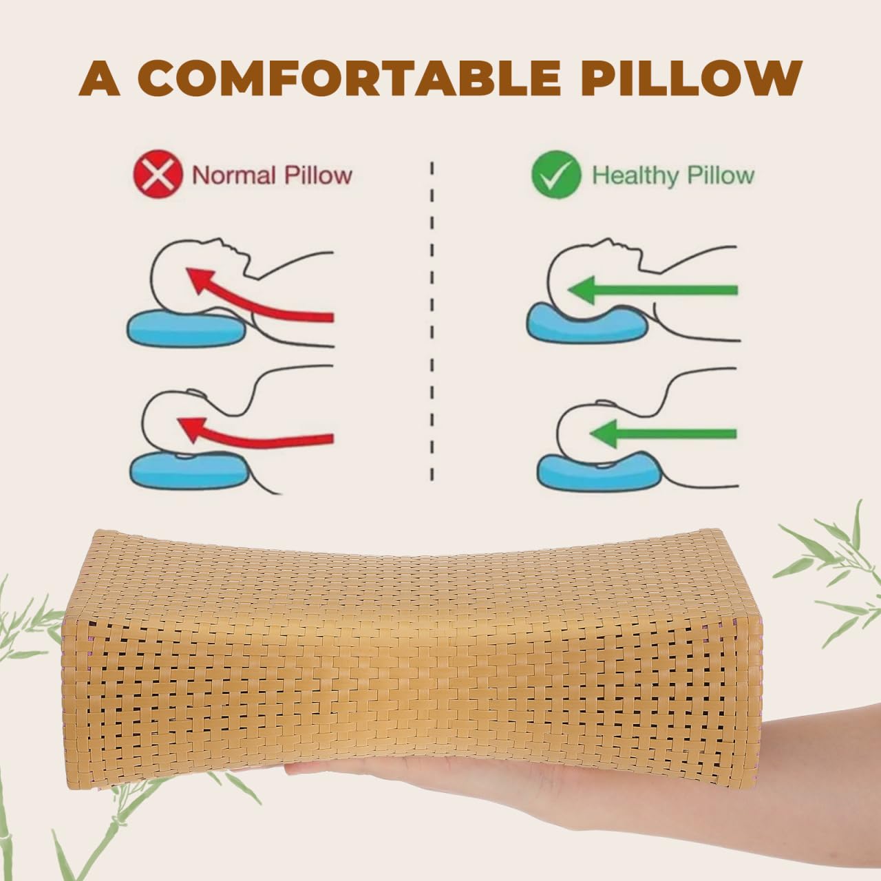 iplusmile Almohada de sauna, almohada de sauna de ratán simulado, almohada de descanso para el cuello, accesorios de sauna, reposacabezas para relajarse en casa, gimnasio, saunas, spa, spas, salas de