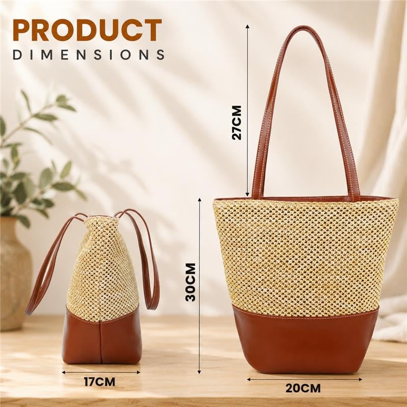 Image of Storite Women's Shoulder Handbag | Stylish PU Leather Tote Purse | Spacious Fashion Bag for Daily Use, Office, Shopping & Parties