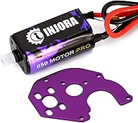 INJORA 050 50T Pro High Torque Brushed Motor with Mount for Axial SCX24 Gladiator Bronco C10 JLU Crawler Upgrade