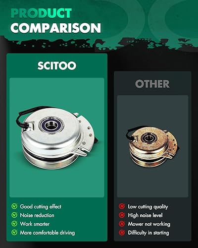 Vista 363 de SCITOO Embrague eléctrico de toma de fuerza AM119683 Compatible para Warner: 5217-35, 5217-6, 5217-7, 5217-9; para John Deere: 5217-7, AM119683