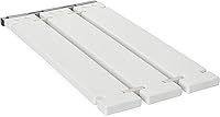 Seachrome Malibu 29x15 Removable Tri-Fold Tub Seat White HDPE Slats 250lb ADA Compliant Safe Bathing Bench