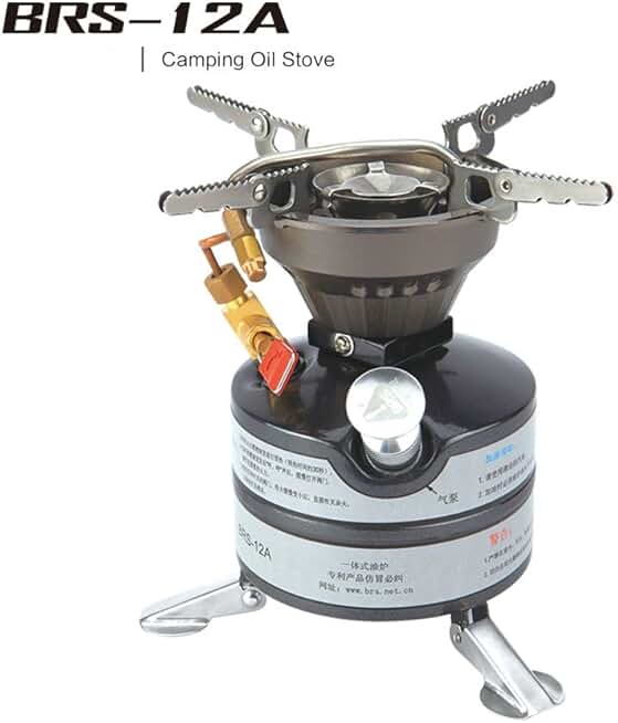 white gas camp stove