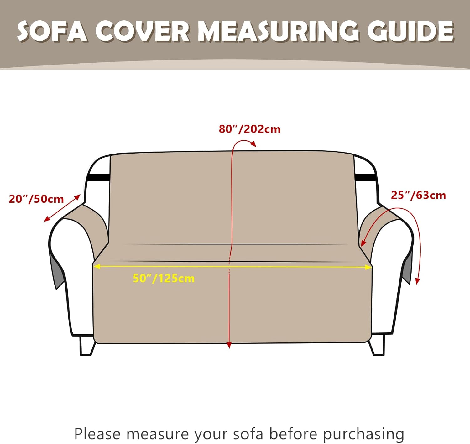 Waterproof Sofa Cover 2 Seater with Armrests for Pets 6 -