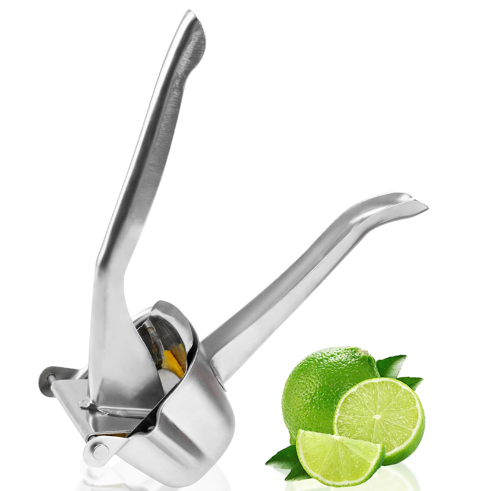 Stainless Steel Manual Juicer Hand Press – Duty Citrus Squeezer for Lemons, Oranges, Limes & Pomegranates – Durable Handheld Fruit Juice Extractor for Kitchen & Bar