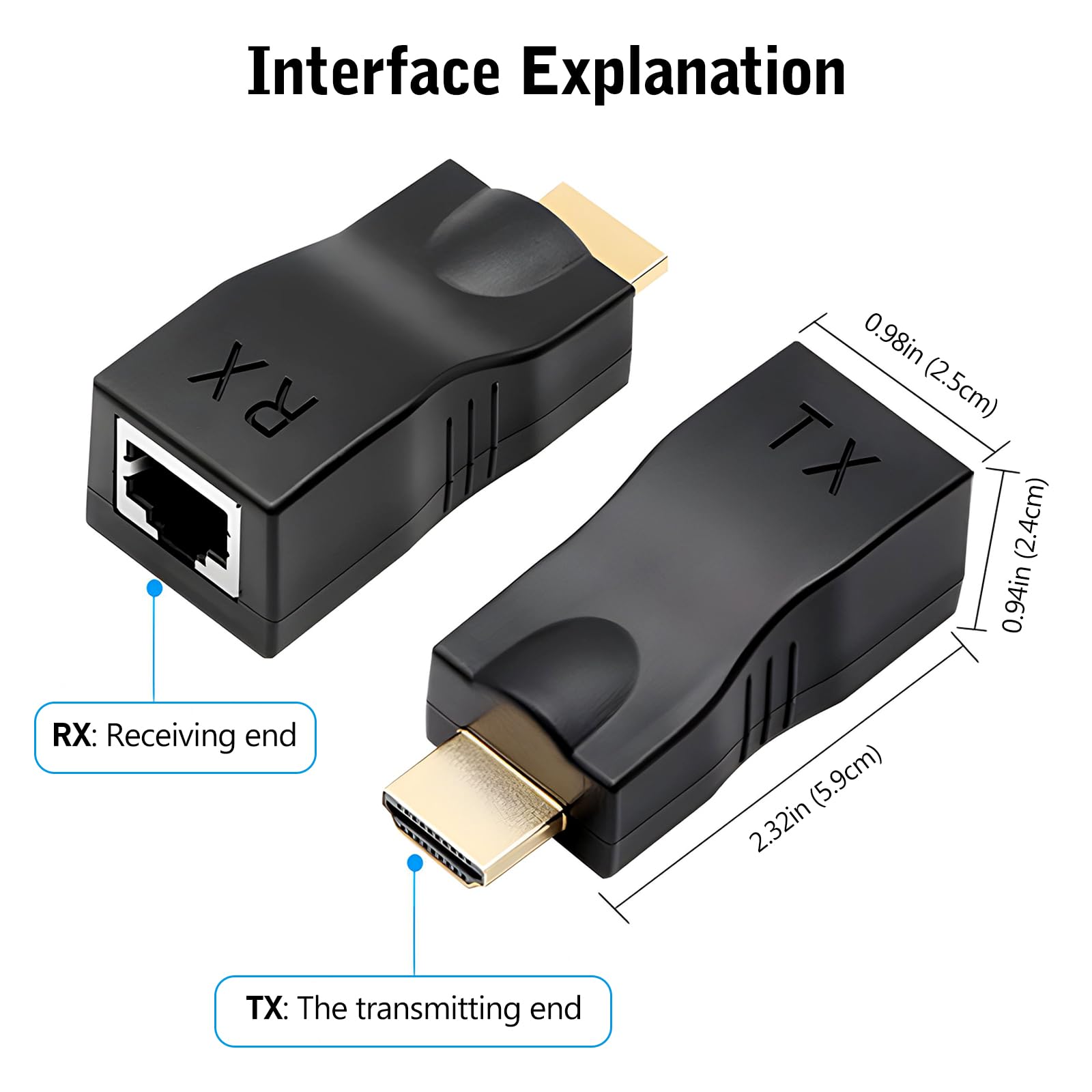IMAGENICS HDMICAT5e/6 EXTENDER CROHE25TX HDMI EXTENDER OVER SINGLE