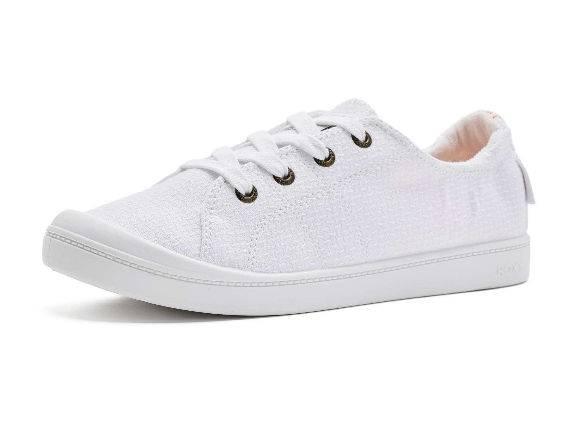 Roxy Womens Bayshore Plus II, Textured White, 7, Medium