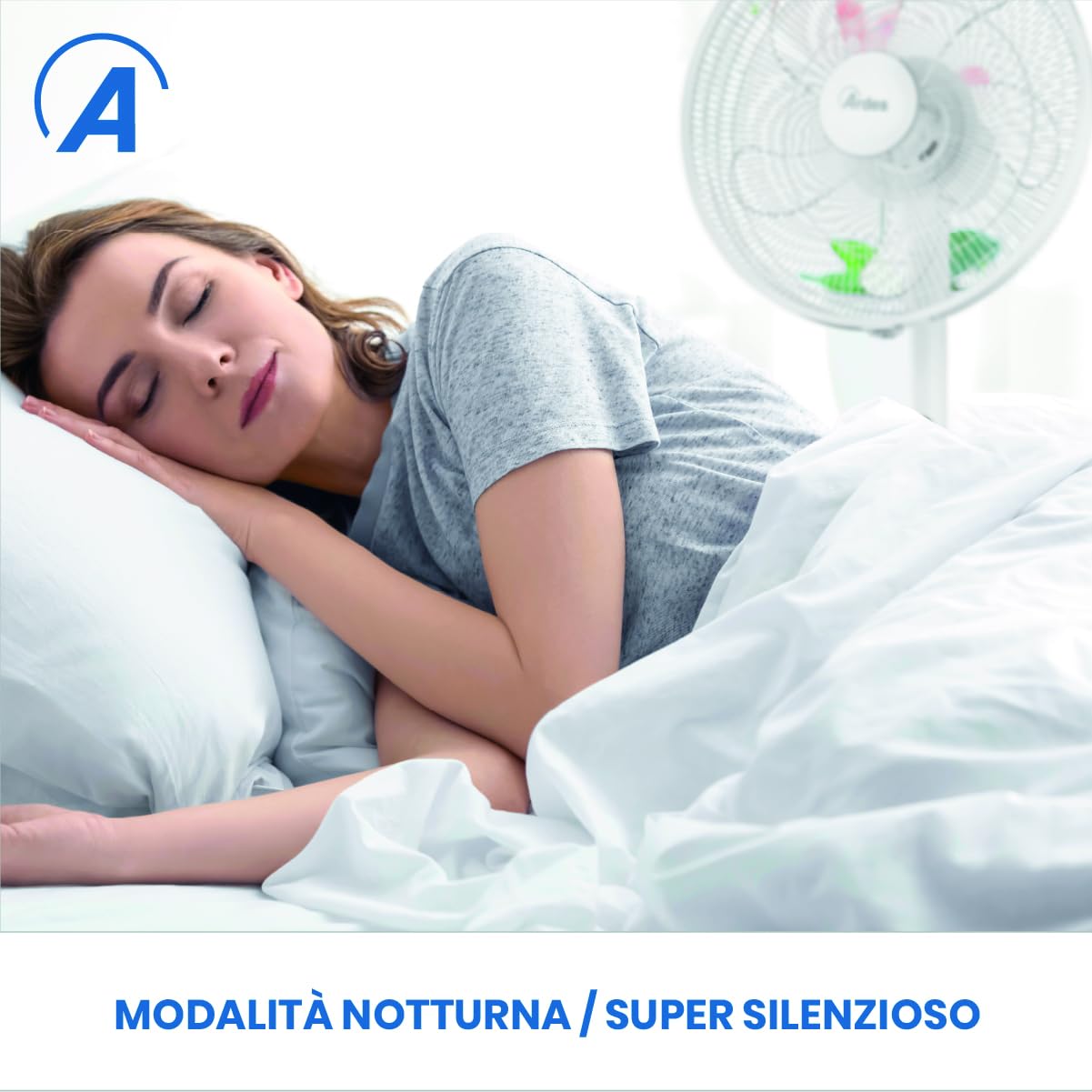 Ardes HURACAN Ventilatore Multifunzionale 60W 45 cm 3 in 1 da Pavimento e Tavolo con Oscillazione Automatica, Inclinazione Regolabile, 4 Velocità, Timer 9 h, mando e 5 Pale