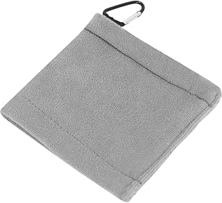 Abaodam Towel Microfiber Waffle Pattern Portable Golf Club and Outdoor Sports Grey Golfing Towel for On-Course Use
