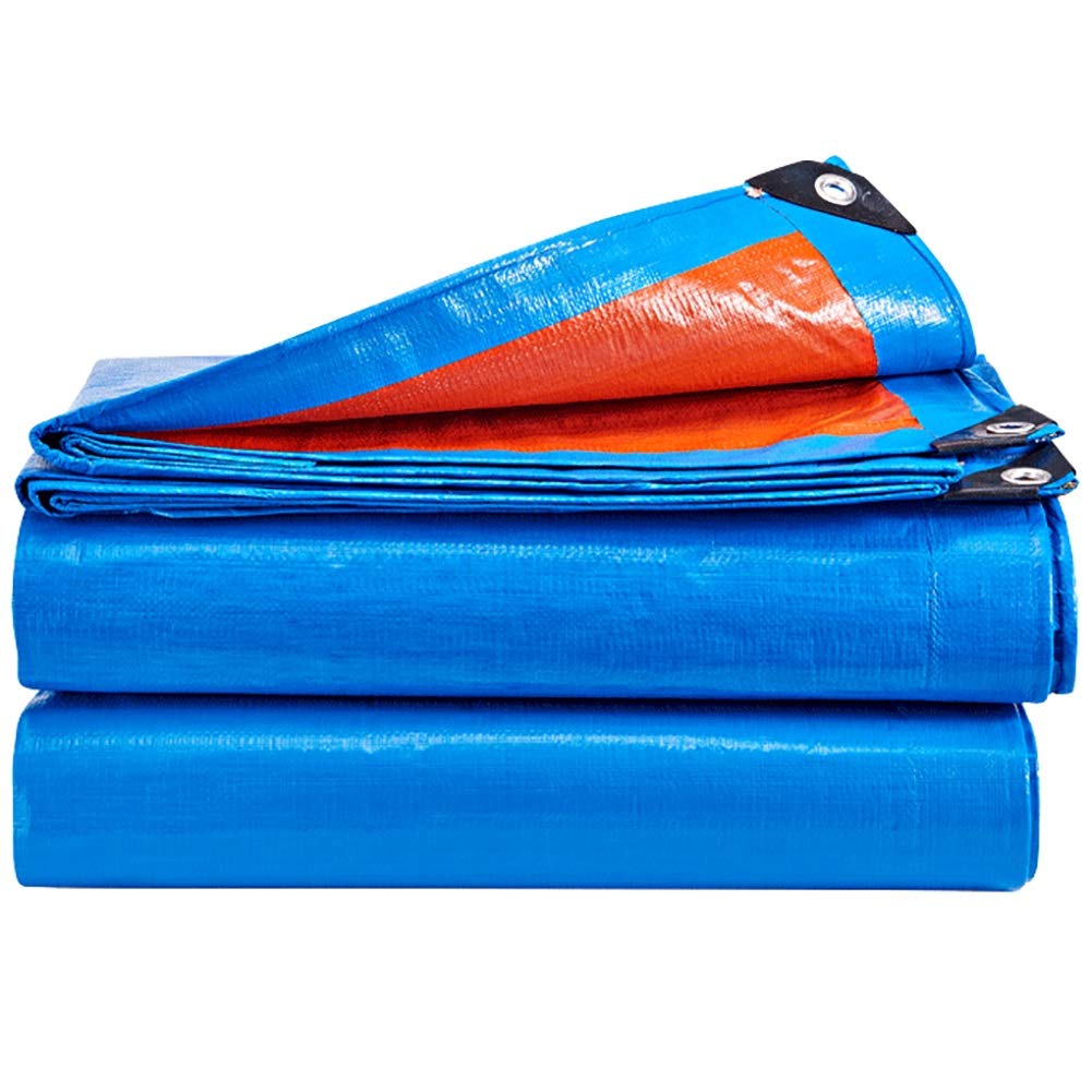 Lona impermeable de polietileno de alta densidad con medidas personalizables azul