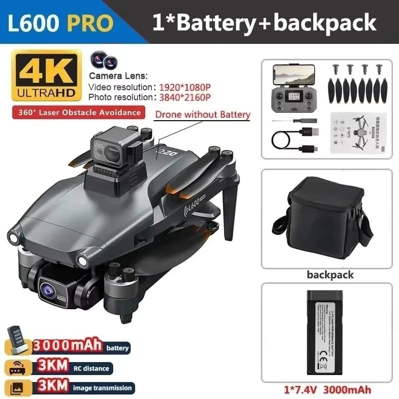 L600 Pro MAX Drone with Battery and Remote