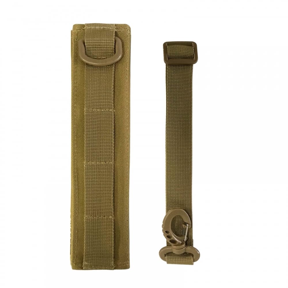 DONGKER Cubierta táctica para auriculares, orejeras tácticas, Molle diadema con anillo en D