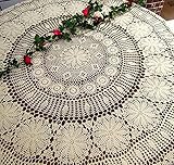 Zoom IMG-2 ustide tovaglia rotonda lavorata a Zoom IMG-2 ustide tovaglia rotonda lavorata a