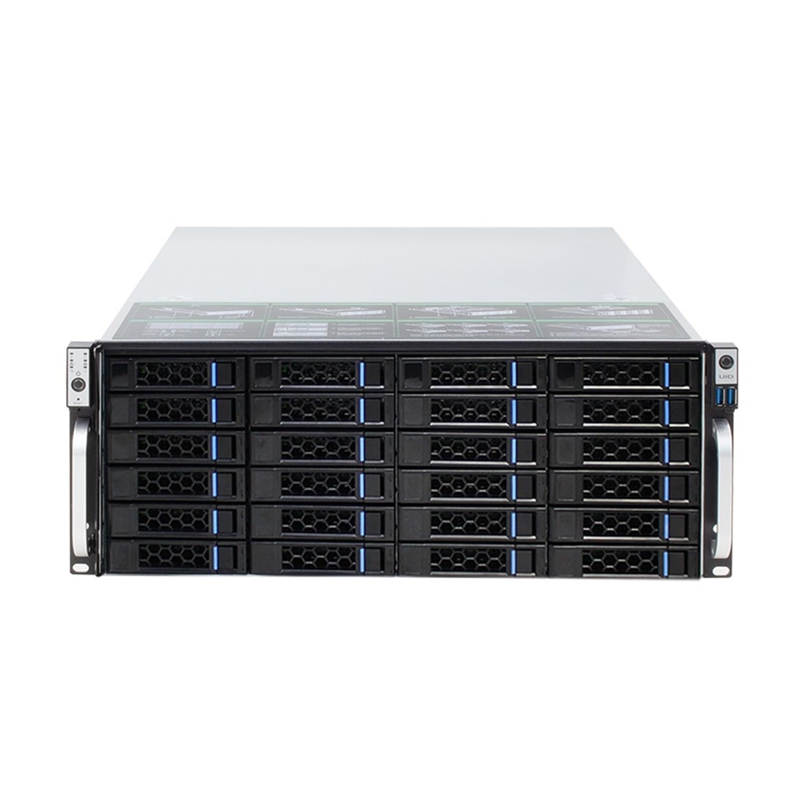 D. F NANO RATS54㎜X34㎜97a V4 4U 19inch 560MM Deepth Rack Mount Hot-swap Chassis 24HDD 24Bays