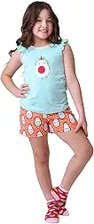 Conjunto Pijama Infantil Menino ou Menina Camiseta, Regata 100% Algodão Leve Fresquinho Verão Macio