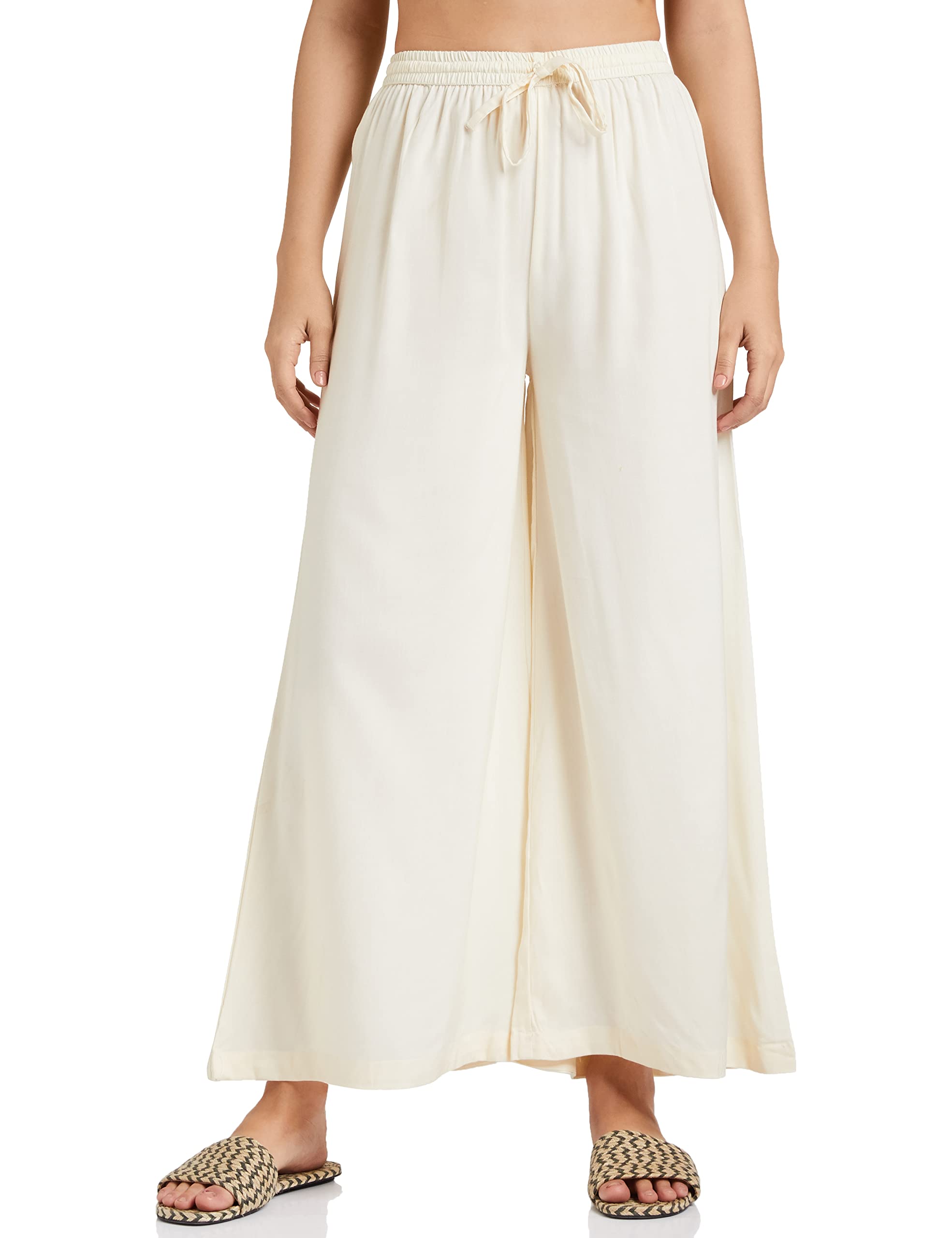 Women's Flared Fit Palazzo in Rayon-image-33