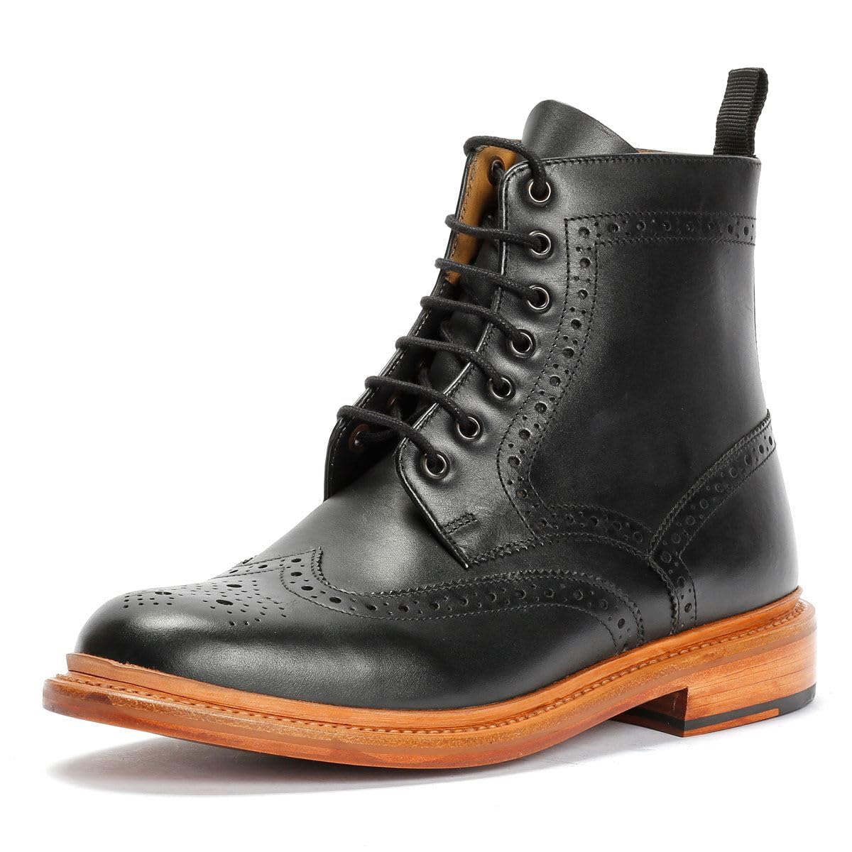 Chapman & Moore Walter Brogue skórzane męskie brązowe buty