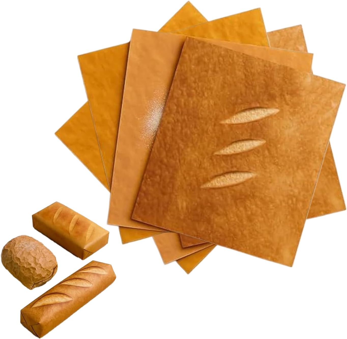 Food Wrapping Paper Sheets | Baking Parchment Food Packaging Paper - Oil-Resistant Kitchen Sandwiches Baking Tools for French Fries Burgers Toast