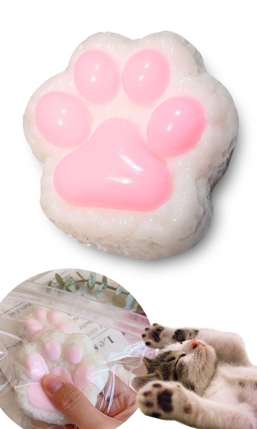 希少　激レア　ニクキューティー　スクイーズ　肉球　　猫　ポーチ Amazon.co.jp: Edges42 スクイーズ 肉球 肉球スクイーズ 猫 おもちゃ