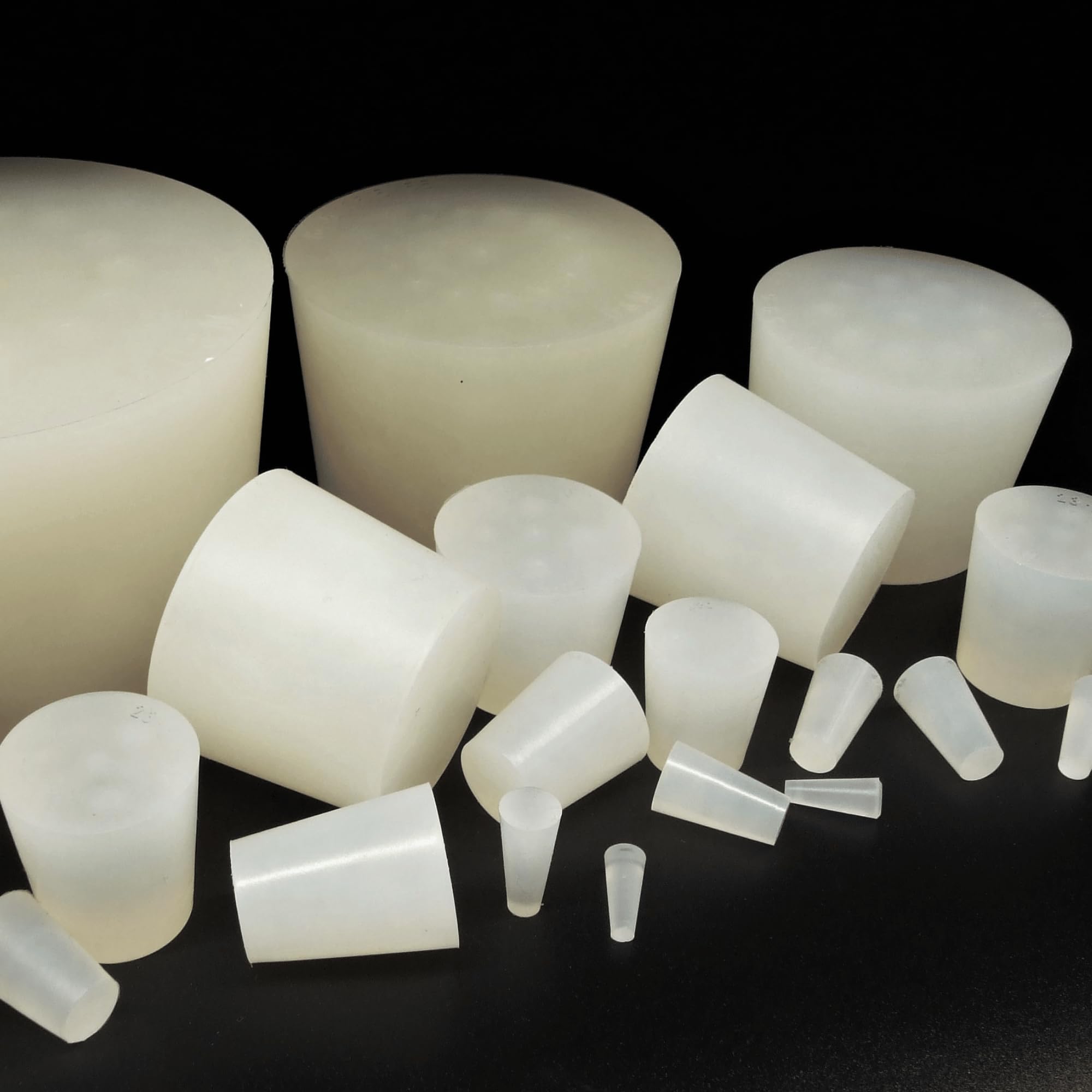 Silikon-Kegelstopfen 22/17 Mm – Lebensmittelecht, Produktbild-Vorschau 4