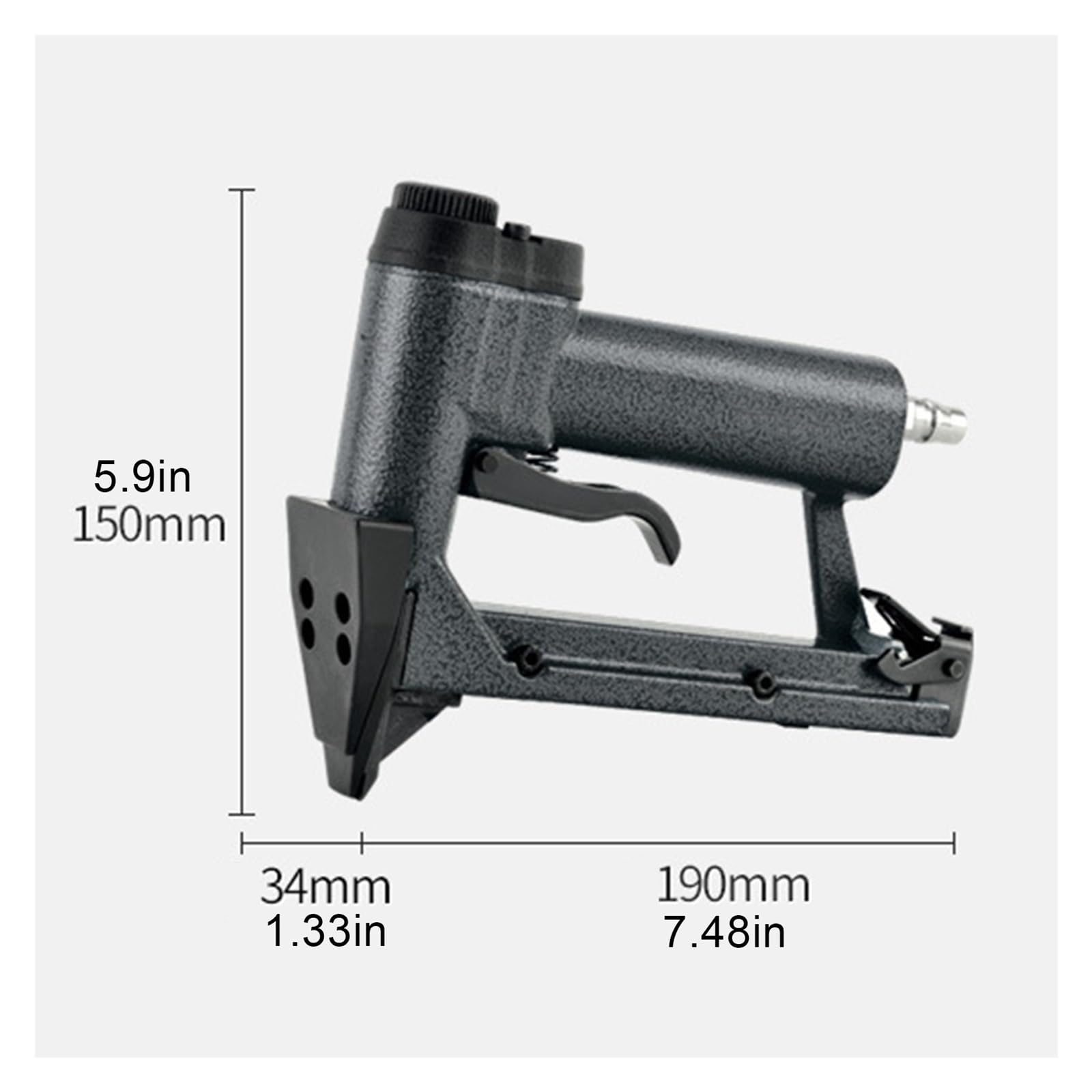 Oil-Free Pneumatic Staple Gun Air Gun Nailer for Wood Household Woodworking Stapler Staple Fast Nailing