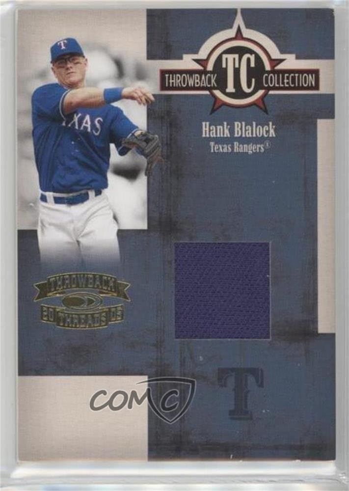 Hank Blalock 22/50 (Baseball Card) 2005 Donruss Throwback