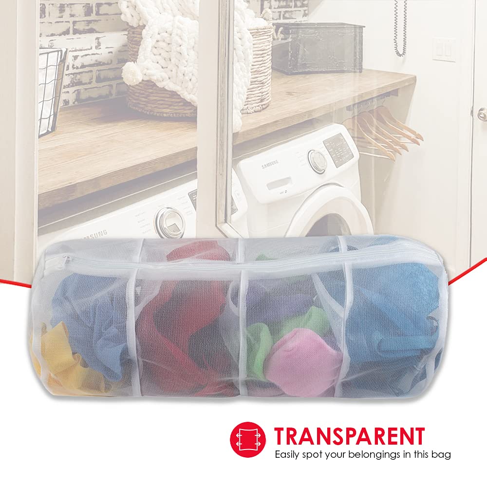 Lot De 4 Sacs De Rangement Pour Dosettes Linge Pour Maille