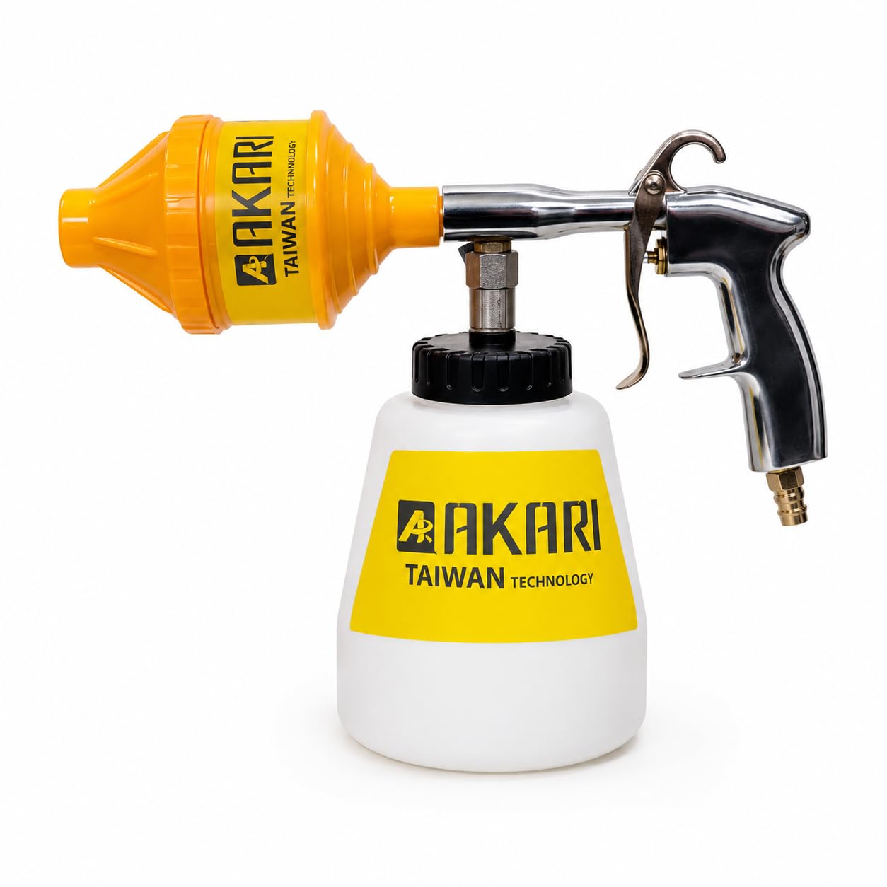 Akari Foam Gun,Shampoo Foam Spray Gun for Washing and Cleaning Air Assisted Sprayer Air Foam Gun (1 Foam Gun, 1, Extension, 1 Container) (Plastic, Easy Grip, Adjusted), (AK-FG-02)-image-7