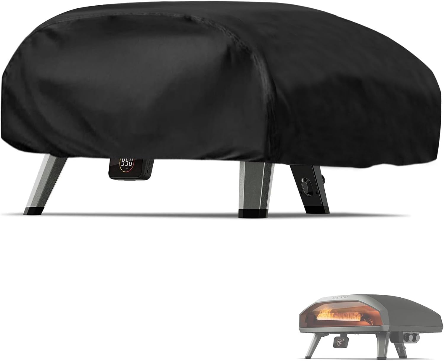 ZJYWSCH Pizza Oven Cover for Ooni Koda 12 Gas Pizza Oven 600D Heavy Duty Portable Gas Pizza Oven Cover Koda 12 Outdoor Waterproof