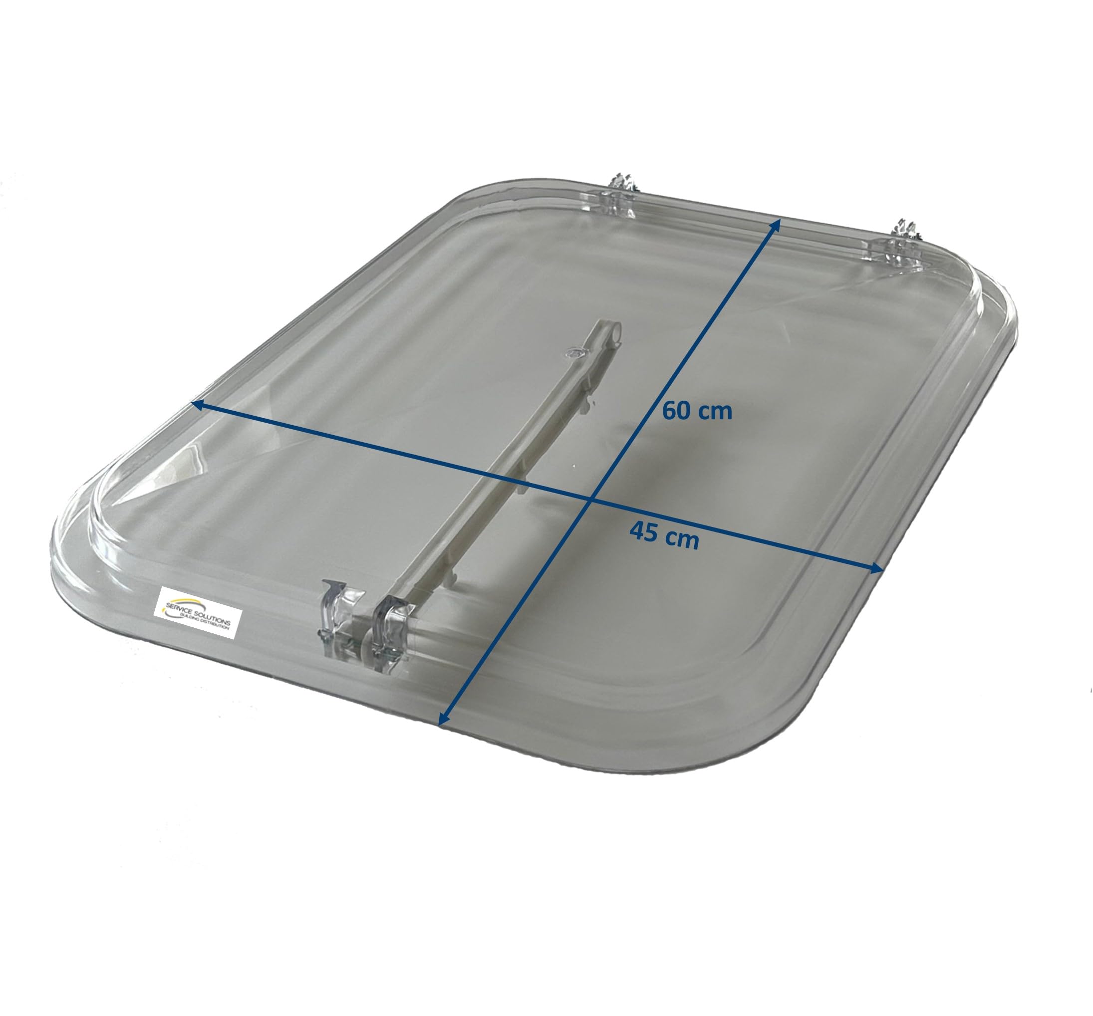 Cupola di Ricambio per Lucernario per Tetto 45x60cm in Plastica - Materiale Resistente e Trasparente - Facile da Installare – Altamente Compatibile | SERVICEWEBSHOP