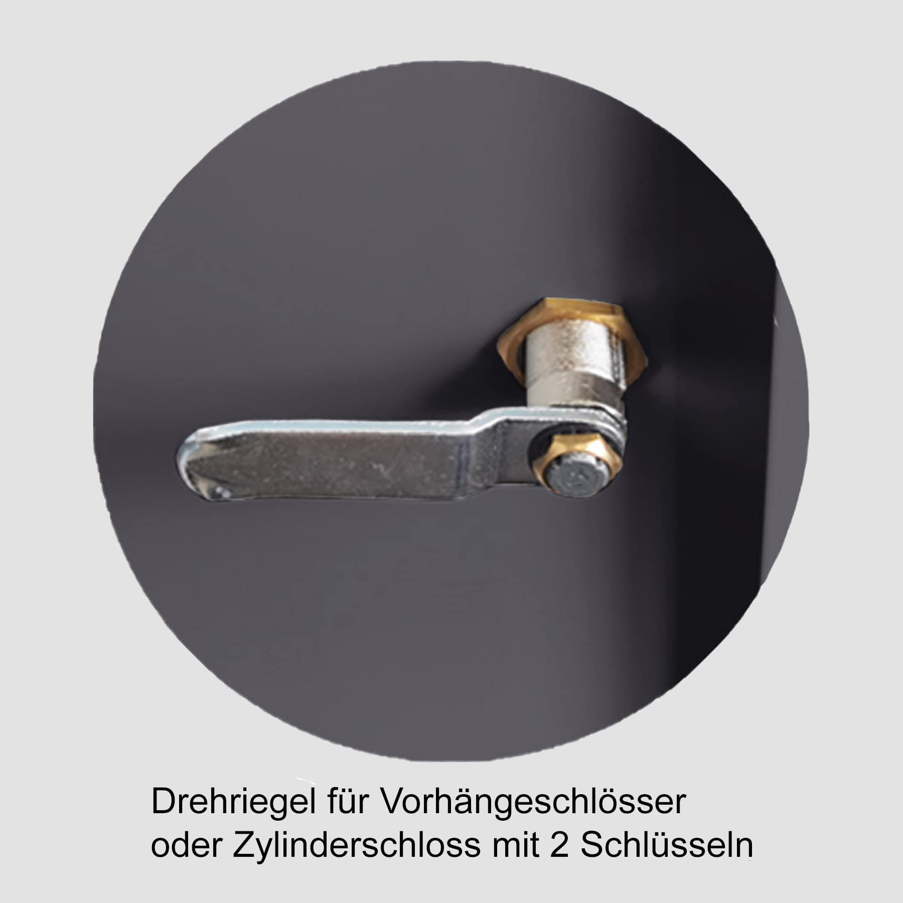 Metallspind Schließfachschrank 4x2 Abteile 195x117x50 cm Drehriegelverschlüsse Grau Anthrazit