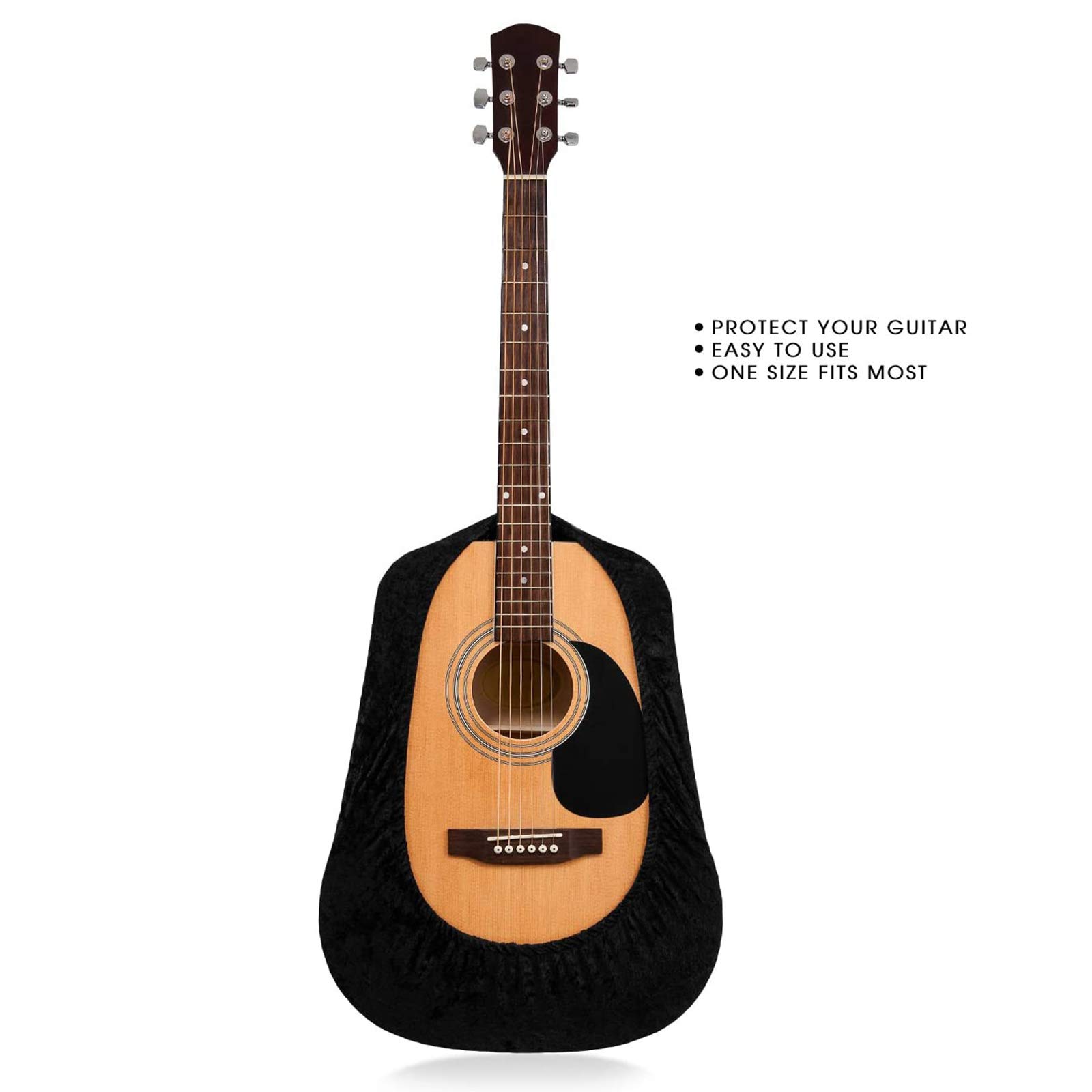 Funda Protectora Universal para Guitarra, Funda Protectora, Terciopelo Clásico Acústico