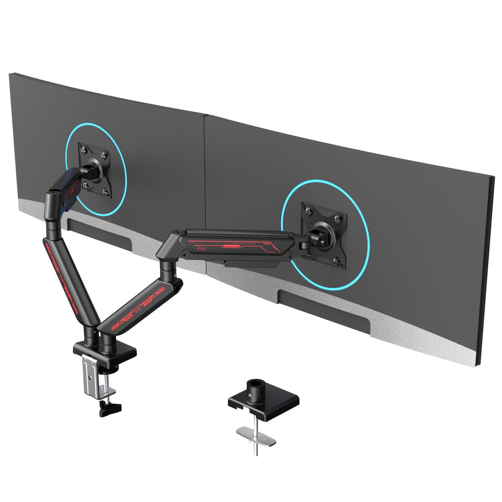 ETHU Dual Monitor Halterung Schreibtischhalterung für 13-32